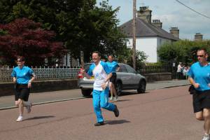 Queen's Baton roles through Kirkcudbright